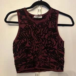 Opening Ceremony Textured Crop Top